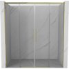 Mexen Rox sprchové dvere posuvné 190 cm, transparentné, zlaté - 8C2-190-002-50-00