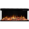 Nástenný / zabudovateľný elektrický krb Aflamo Unique, Model Unique 90