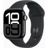 Apple Watch Series 10 42 mm Cellular klavírne čierny hliník s čiernym športovým remienkom M/L MWX73QC/A