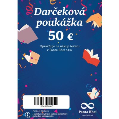 Elektronická darčeková poukážka 50€