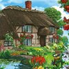 Servítky na dekupáž Countryfield Cottage - 1 ks (servítky na dekupáž)