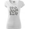 Horolezecké karabíny - Dámske tričko Pure - XL ( Biela )