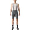 Castelli Espresso bibshort, Gunmetal gray Veľkosť: 3XL Pohodlné letné cyklo kraťasy s trakmi