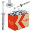 Hmoždinka natĺkacia so skrutkou 6x40mm 200ks Klimas Wkret-met