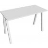 Hobis Pracovný stôl UNI A, 120x75,5x60 cm, biela/biela
