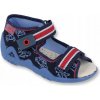 Chlapčenské sandále/prezuvky Befado 350p003 tmavomodré, veľkosť 18