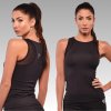 NDN - Dámske fitness tielko ALICE X026 (čierna) - M