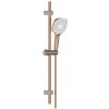 KFA KFA - Malaga posuvný sprchový set, kompletný, PVD brushed rose gold 841-352-34