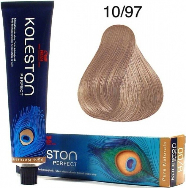 Wella Koleston Perfect Svetlo plavá blond cendre-hnedá 10-97 60 ml od 8,53  € - Heureka.sk