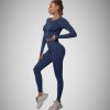 Legínovo Fitness set modrý Elys Veľkosť: L