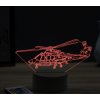 Beling 3D lampa,AgustaWestland AW169, 16 farebná ULA7