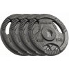 Rebel Active Sada olympijských závaží z litiny 4x5kg, otvor 51mm, deska s úchyty, REBEL ACTIVE