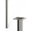 Walteco Nábytková noha okrúhla, priemer 30mm, výška 400mm, nerez design , 50294