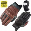Motocyklové rukavice SHIMA CALIBER BROWN veľ. XL
