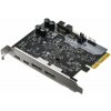 ASRock Thunderbolt 4 AIC / PCI-E 3.0 / Intel JHL8540 Thunderbolt 4 Controller / 2x Thunderbolt 4 / 2x DP IN THUNDERBOLT 4 AIC