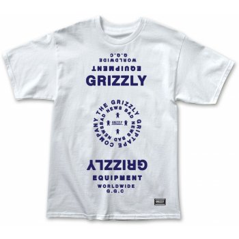 Grizzly Mirrored Tee white