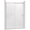 CERANO - Sprchové posuvné dvere Santoro - ľavá - 6 mm - chróm, mliečne sklo - 130x195 cm