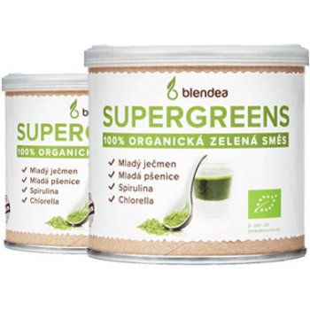 Supergreens Blendea zelený jačmeň mladá pšenica spirulina chlorella 2 x 90  g od 35,9 € - Heureka.sk