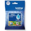 BROTHER LC-552 - originálna cartridge, azúrová, 550 strán