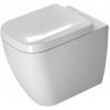 DURAVIT Happy D.2 závesná WC misa 36,5 x 54 cm, upevnenie Durafix, biela s úpravou WonderGliss 22210900001