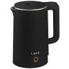 LaFe DoubleW, 1,8 l, 1800 W, dvojitá stena, Cool touch, vodný filter, plast/oceľ, čierna, rýchlovarná kanvica