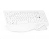 CONNECT IT Combo bezdrátová bílá klávesnice + myš, CZ + SK layout CKM-7804-CS