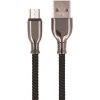 SETTY kábel USB - microUSB 1,0 m 3A FC-M čierna (GSM113214)