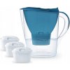 Aqualogis Harmony Modrá filtračný džbán s filtrami 6 filtrov
