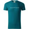 Moto EKG - Tričko z organickej bavlny - 3XL ( Petrolejová )