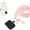 Snúrka na krk Guess Universal CBDY Cord strap pink
