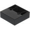 Poliplast Plastová nožička 20 mm 60x60 / Čierna matná 20 mm
