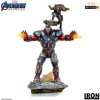 Avengers Endgame BDS Art Scale socha 1/10 Iron Patriot and Rocket 28 cm