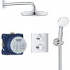 GROHE 34729000 GROTHERM Sprchový termost.set Perfect so sprchou Tempesta 210 Chróm 34729000