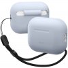 Elago Airpods Pro 2 Silicone Case with Nylon Lanyard - Light Blue EAPP2SC-OR-ROSTR-LBL