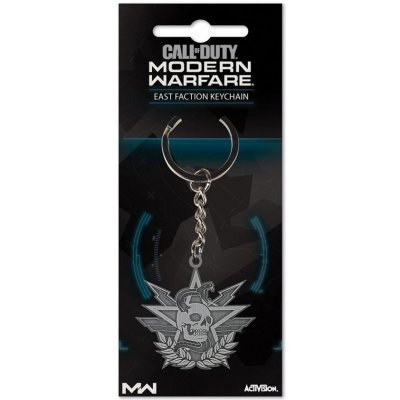 Prívesok na kľúče Call of Duty Modern Warfare Metal Keychain East Faction