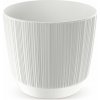 Prosperplast Kvetináč RYFO biely 16,8 cm