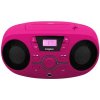 BigBen CD61RUSB ružová / Prenosný CD prehrávač / MP3 / FM / 6 x LR14 (8bcd61rusb)