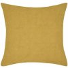 OBLIEČKA NA VANKÚŠ BAVLNENÁ DEKORAČNÁ DO OBÝVAČKY 40x40 ŽLTÁ HLADKÁ