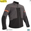 Lindstrands Rexbo V2 textilná bunda, grey black, 52