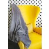 DomTextilu Kvalitná a mäkká jednofarebná sivá deka 150x200