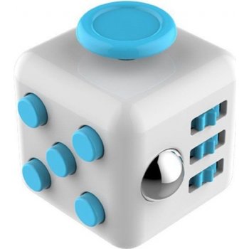 Fidget Cube antistresová kocka biela / modrý od 5 € - Heureka.sk