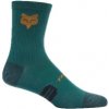 Fox Racing x Trek Fox Racing x Trek unisex MTB cyklistické ponožky Ranger tmavo zelená - S/M S/M