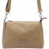 Kožená kabelka MiaMore piesková KZ50166
