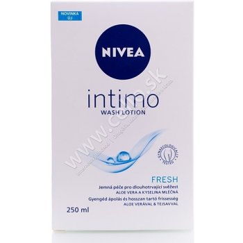 Nivea Intimo Fresh sprchová emulzia na jemné umývanie citlivých partií s aloe vera 250 ml