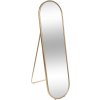 Stojace zrkadlo Atmosphera oválne, kovový rám, 43,5 x 160 cm