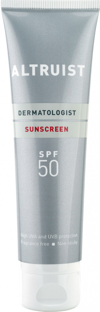 Altruist Sunscreen krém s faktorom SPF50 s chemickými a fyzikálnymi filtrami 100 ml