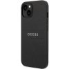 Plastové puzdro Guess na Apple iPhone 14 Plus GUHCP14MPSASBBK PU Leather Saffiano čierne