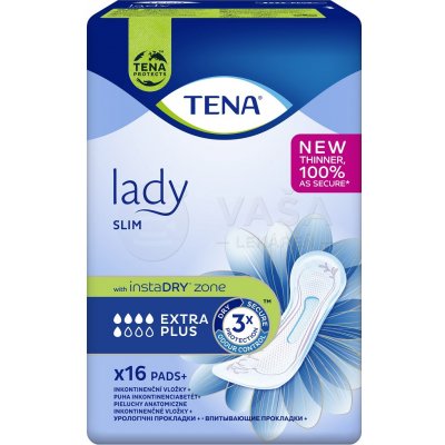 TENA Lady Slim Extra Plus inkontinenčné vložky pre ženy 16 ks