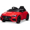 Beneo Elektrické autíčko Mercedes CLE 12V s pohonom zadných kolies, červené, Jednomiestne, Lítiová batéria, LED svetlá, široké sedadlo, 2,4 GHz diaľkový ovládač, MP3 prehrávač so vstupom USB/AUX a Blu
