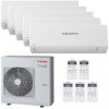 Klimatizácia Toshiba Shorai Edge 5x multisplit (4x 2,5kW + 3,5kW) + vonkajšia 10kW (4x 2,5kW + 3,5kW / vonk. 10kW)